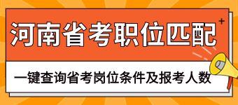 2025河南公务员职位匹配查询