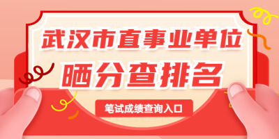 武汉事业单位成绩查询入口