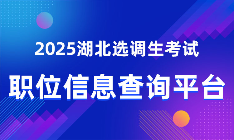 职位信息查询